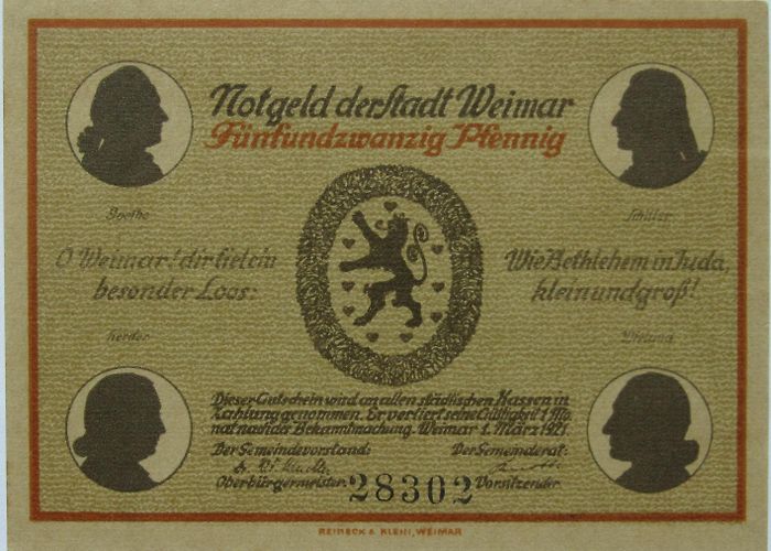 Herderkirche 25 Pfennig (Sights Series - Herderkirche) - City of Weimar ... photo