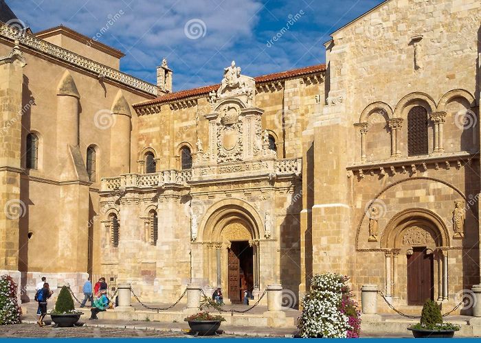 San Isidoro Church Basilica of San Isidoro - Leon Editorial Stock Image - Image of ... photo