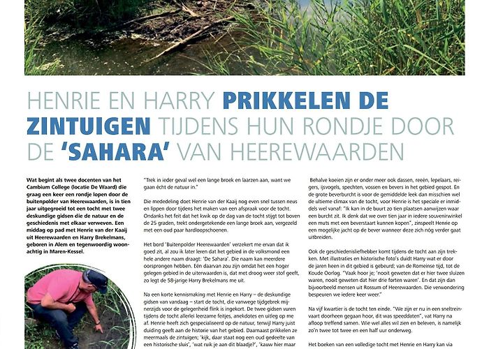 Bezoekerscentrum de Grote Rivieren De paden op de lanen in - week 27 - Flipbook by koen | FlipHTML5 photo