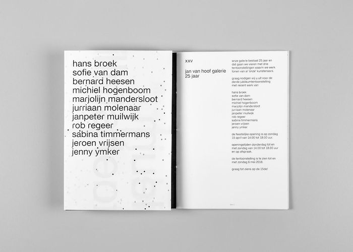 Jan van Hoof Galerie Jan van Hoof Gallery – XXV - Autograph | Peter Korsman photo