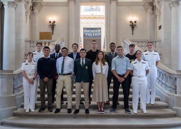 US Naval Academy USNA Welcomes International Plebes in Class of 2026... photo