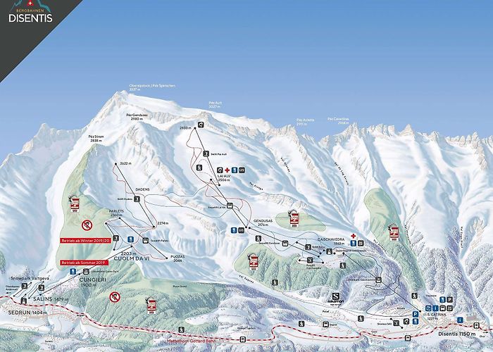 Bergbahn Disentis-Caischavedra BERGFEX: Ski resort Disentis - Skiing holiday Disentis photo