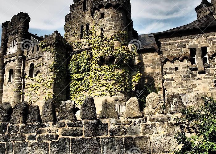 Löwenburg (Ruine) Set in the Scenery of the Bergpark Above WilhelmshÃ¶he Palace, the ... photo