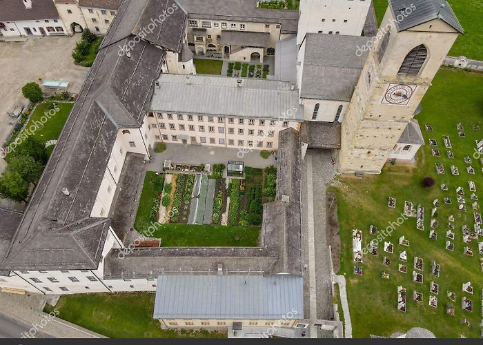 Benedictine Convent of Saint John Benedictine Convent John Mustair Swiss Alps Unesco World Heritage ... photo