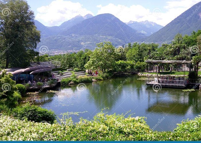 The Gardens of Trauttmansdorff Castle Gardens of Trauttmansdorff Castle, Merano, Italy Stock Image ... photo