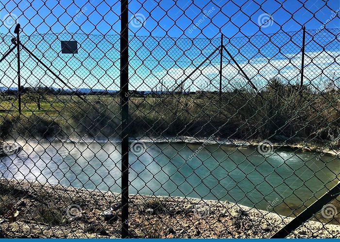 Natural springs of Bagnaccio Natural Hot Spring Near Viterbo, Italy, Thermal Baths of Bagnaccio ... photo