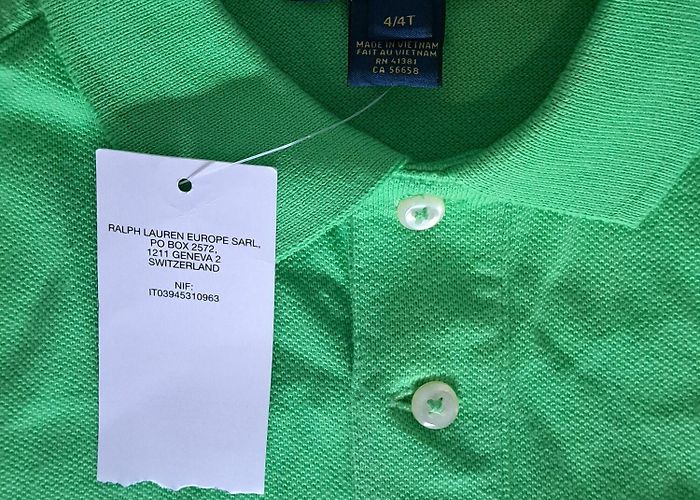 Ralph Lauren European headquarters Cotton T-shirt Polo by Ralph Lauren - AGE 4Y, buy pre-owned at 30 EUR photo