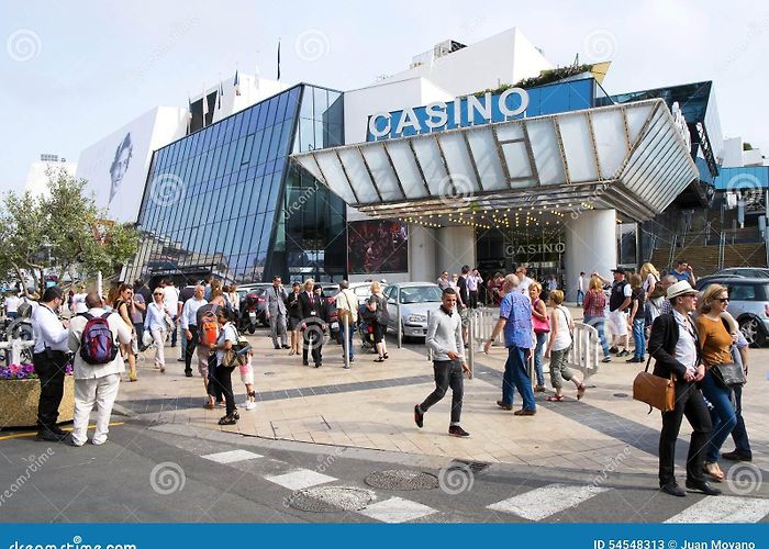 Cannes Casino Barrière  The Casino and the Palais Des Festivals in the Croisette in Cannes ... photo