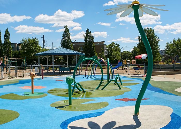 Parc de Talcy Parc de Talcy play fountains | Ville de Montréal photo