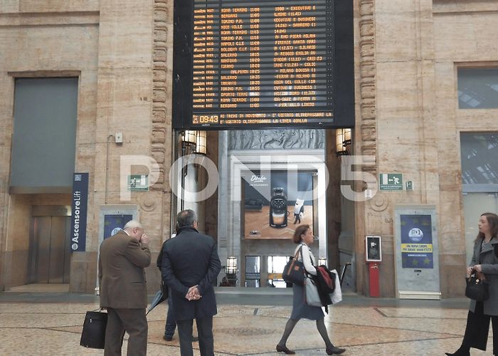 Stazione Milano Nord-Bovisa Milan Central railway station (Stazione ... | Stock Video | Pond5 photo