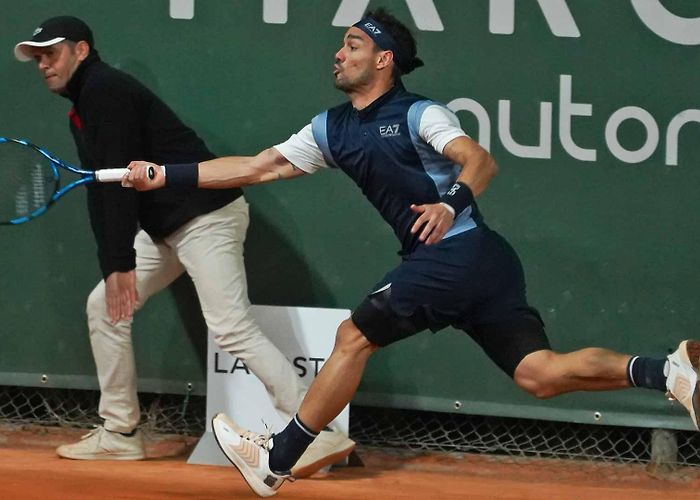 Valencia Tennis Association Fabio Fognini Saves 2 MPs, Downs Roberto Bautista Agut To Win ... photo