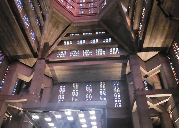 Saint-Michel's Church interior of St. Joseph's church, Le Havre, France : r/ArchitecturePorn photo