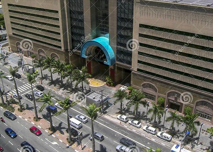 Iguatemi Shopping Mall Top View of the Facade of Iguatemi Mall Shopping in Brigadeiro ... photo