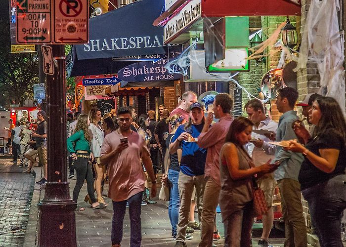 6th Street Weekend night out on Dirty 6th Street in Austin, TX. - 6th Street ... photo