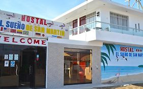 Хостел Hostal El Sueno De San Martin Паракас Exterior photo