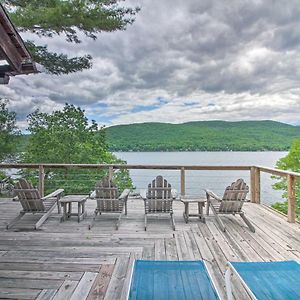 Вілла Waterfront Lake George Cabin Walk To Water Exterior photo