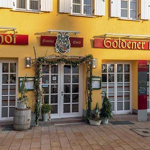 Hotel Restaurant Goldener Hirsch Донауверт Exterior photo