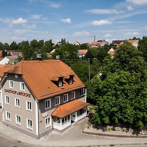 Готель Gasthof Zur Bruecke Kaufering Exterior photo