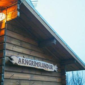 Вілла Arngrimslundur Log Cabin - Cabin 3 Флудір Exterior photo