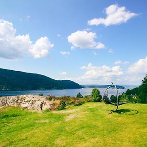 Вілла Funky Cabin With A Panoramic View Of The Oslofjord Nordre Frogn Exterior photo