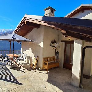 Готель Independent Chalet With Breathtaking View Villar Pellice Exterior photo