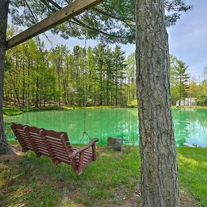 Вілла The Red Pine Cabin With Private Pond And Dock! Loudonville Exterior photo