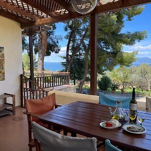 Вілла Stunning Evia Sea View Country House Теологос Exterior photo