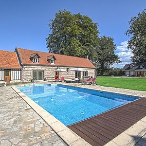 Clos Celeste - Campagne D Etretat Avec Piscine Et Spa Ecrainville Exterior photo