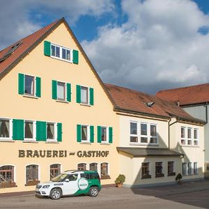 Готель Brauereigasthof Zum Lamm Untergroningen Exterior photo