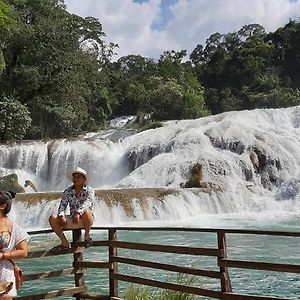 Готель Posada Tzeltal Arroyo Agua Azul Exterior photo