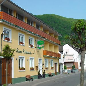 Готель Gasthaus Zum Rebstock Hirzenach Exterior photo