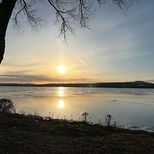 Апартаменти Au P'Tit Cocon Sur Le Lac Magog Exterior photo