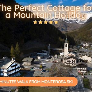 5 Minuti Da Monterosa Ski, Piccolo Cottage Грессоне-Ла-Триніте Exterior photo