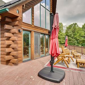 Вілла Luxury Log Cabin With Ev Charger And Mtn Views! Blairstown Exterior photo