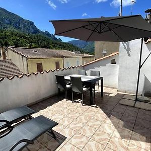 Вілла Townhouse In Southern France With A Wonderful View Axat Exterior photo