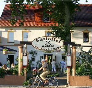 Готель Kartoffelgasthaus & Pension Knidle Люббенау Exterior photo