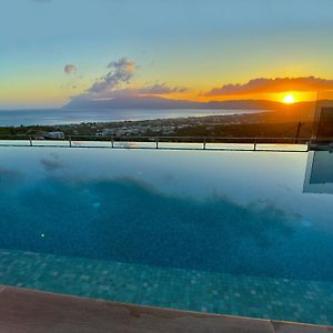 Heated Pool & Jacuzzi, Sea View - Paleokastro Luxury Villas Кісамос Exterior photo