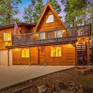 Flagstaff A-Frame Pines Cabin W Loft N Game Room Mountainaire Exterior photo