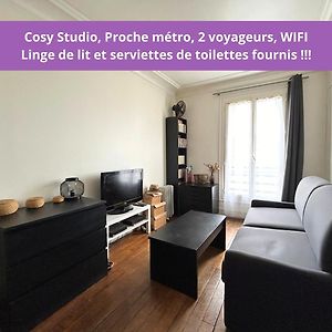 Апартаменти Cosy Studio - Proche Metro - 2 Voyageurs Леваллуа-Перре Exterior photo