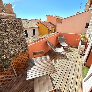 Studio Terrasse Sanary Centre Ville Rue Pietonne Exterior photo