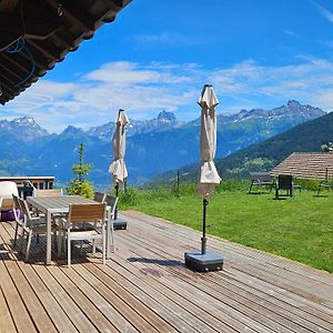 Апартаменти Sweet & Cosy Chalet In The Heart Of The Swiss Alps Troistorrents Exterior photo