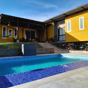 Вілла Casa De Campo En El Quindio Con Piscina Privada Пуебло-Тапао Exterior photo