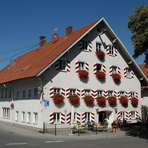 Готель Gasthaus Zur Post Waal Exterior photo