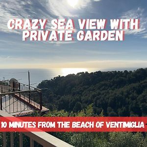 Апартаменти 5 Min Hanbury Gardens, Amazing Sea View Вентімілья Exterior photo