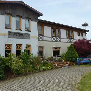 Готель Pension Moritz Und Hofladen Unterm Storchennest -16303 Schwedt,Schwedter Allee1 Exterior photo