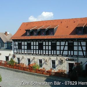 Hotel Zum Schwarzen Baer Гермсдорф Exterior photo