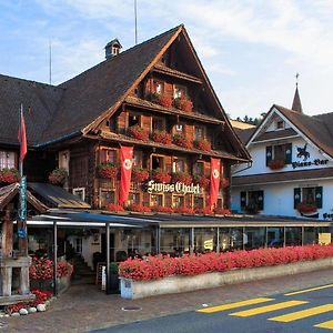 Swiss-Chalet Merlischachen - Historik Chalet-Hotel Lodge Кюсснахт Exterior photo