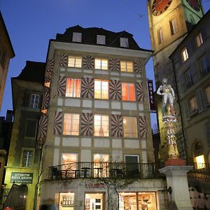 Le Cafe-Hotel De L'Aubier Невшатель Exterior photo