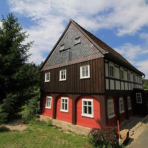 Вілла Oberlausitzer Ferienhaus Gebirgshaeusl Jonsdorf Exterior photo