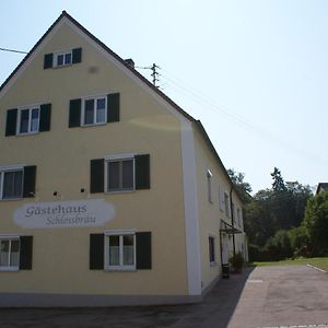 Готель Gaestehaus Schlossbraeu Іхенгаузен Exterior photo